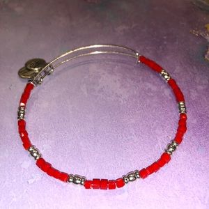 Alex and Ani Jewelry - Alex and Ani Red Beaded Bangle Alex and Ani Jewelry - Alex and Ani Red Beaded Bangle